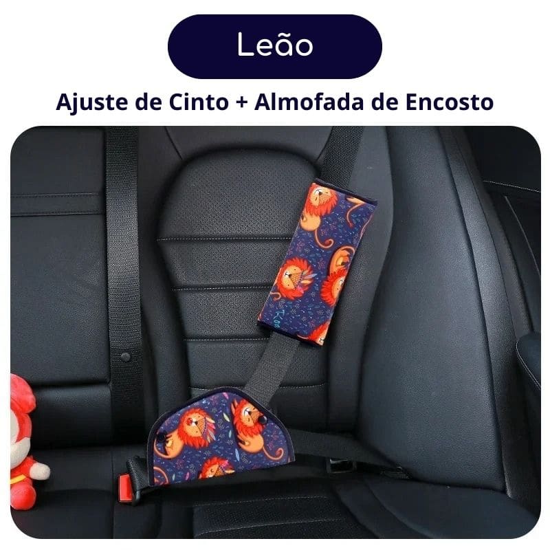 Kit Almofadas de Ajuste Confortável para Cinto de Segurança • ComfyTravel Kids