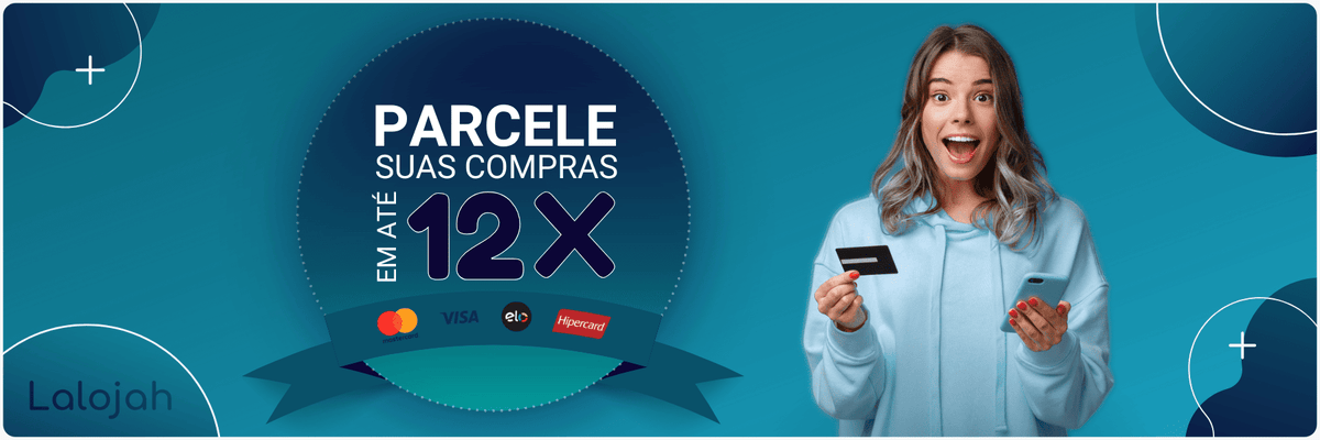 Parcele suas compra em até 12x