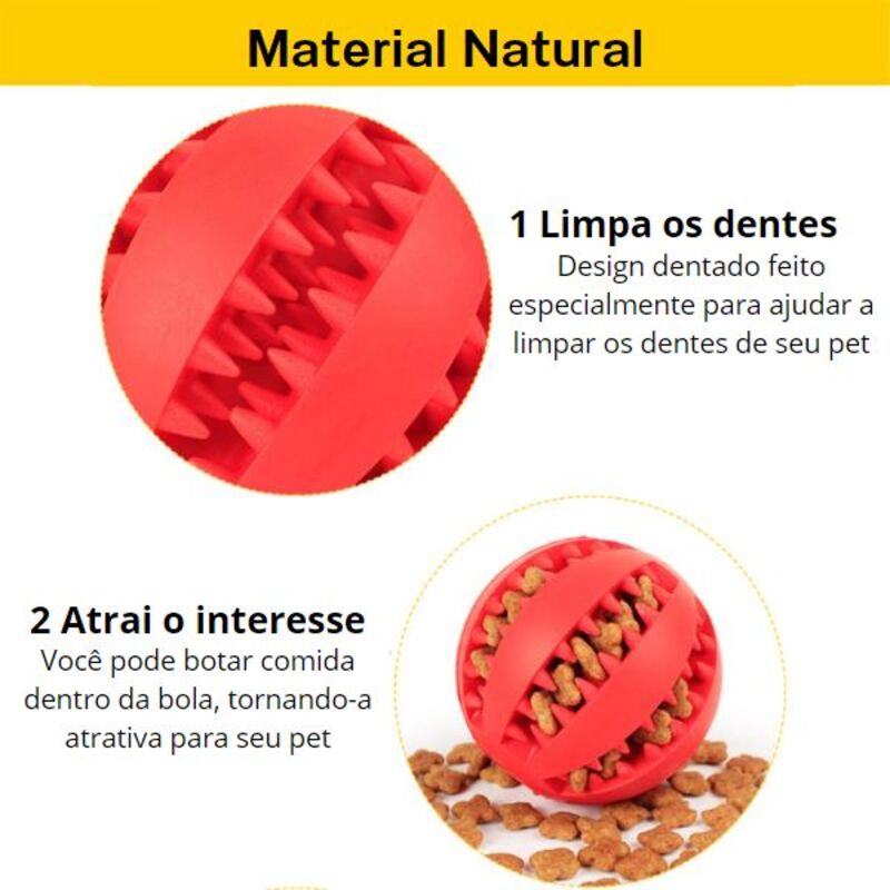 Bolinha Divertida de Mastigação para Cachorros • SmileSphere